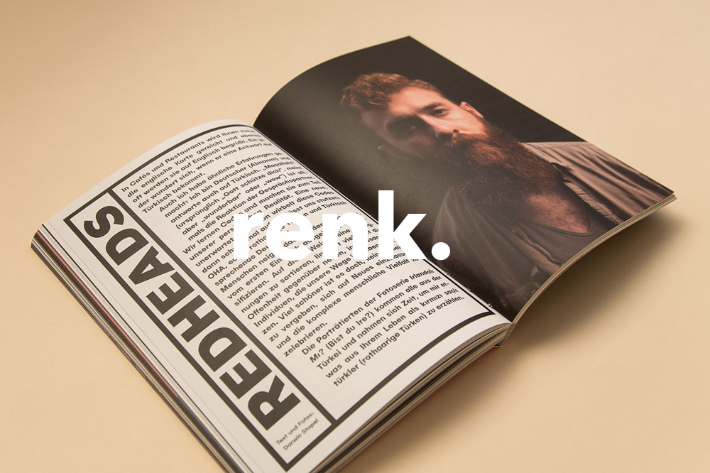 renk.-magazin.de / renk. Magazin / renk is Turkish and means colour. Turkish Redhead portrait series. 