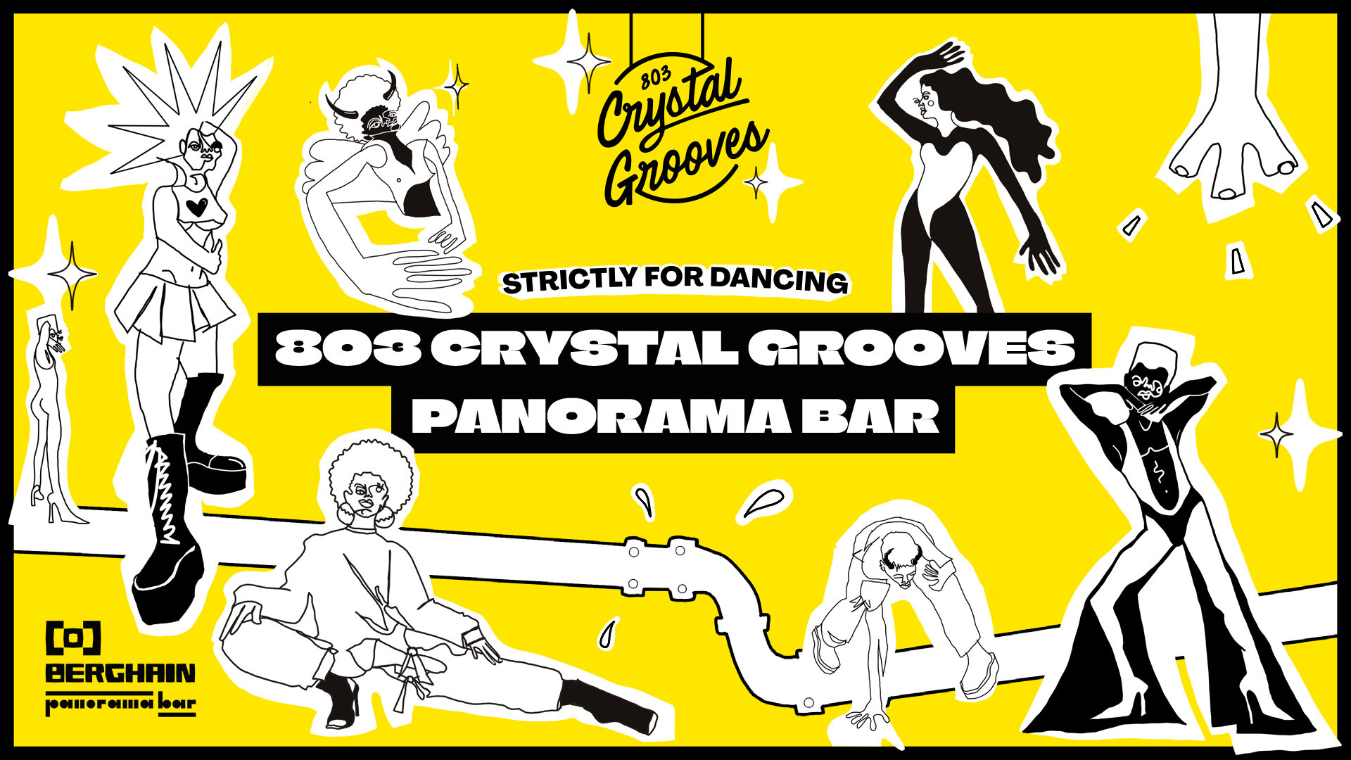 Campaign Artworks for 803 Crystal Grooves at  Berghain / Panorama Bar  on May 15th, 2026